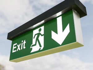 &ccedil;ıkış işareti 3D Model