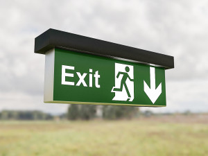 exit sign Model 3D