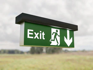 exit sign 3D Model