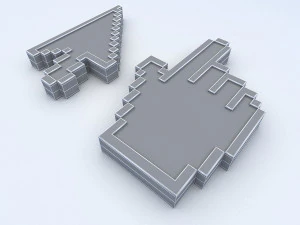 mouse icons 3D Model