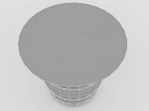 cask table bistro 3D Model