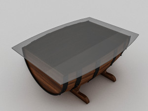 cask table 3D Model