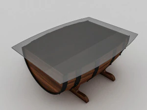 cask table 3D Model