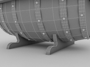 cask table 3D Model