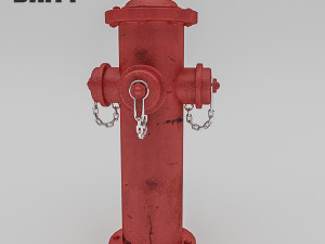 dirty fire hydrant 3D Model