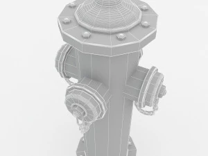 dirty fire hydrant 3D Model