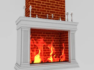 fireplace 01 3D Model