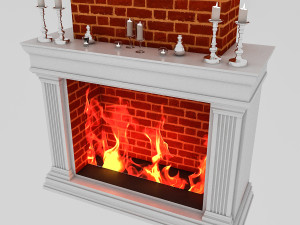 fireplace 01 3D Model