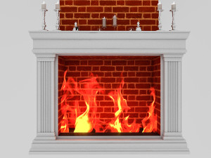 fireplace 01 3D Model