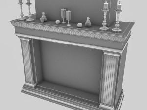 fireplace 01 3D Model