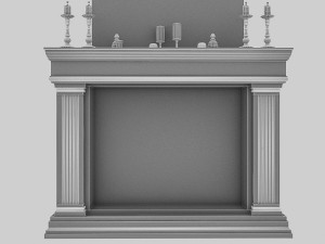 fireplace 01 3D Model