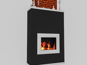 fireplace 01 3D Model