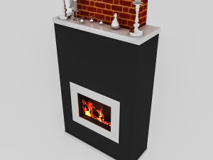 fireplace 01 Modèle 3D