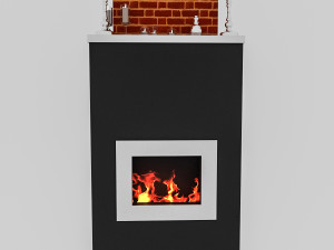 fireplace 01 Modèle 3D