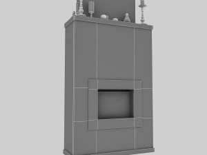 fireplace 01 Modèle 3D