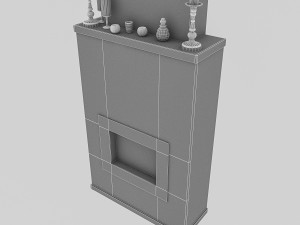 fireplace 01 Modèle 3D