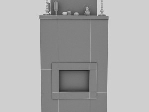 fireplace 01 Modèle 3D