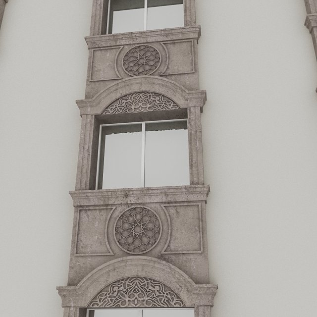 window frame 02 Model 3D .c4d .max .obj .3ds .fbx .stl .blend 