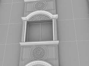 window frame 02 Model 3D