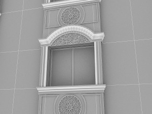 window frame 02 Model 3D