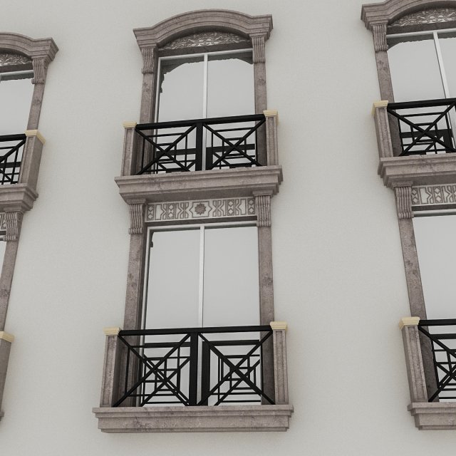 window frame 04 3D Model .c4d .max .obj .3ds .fbx .stl .blend 