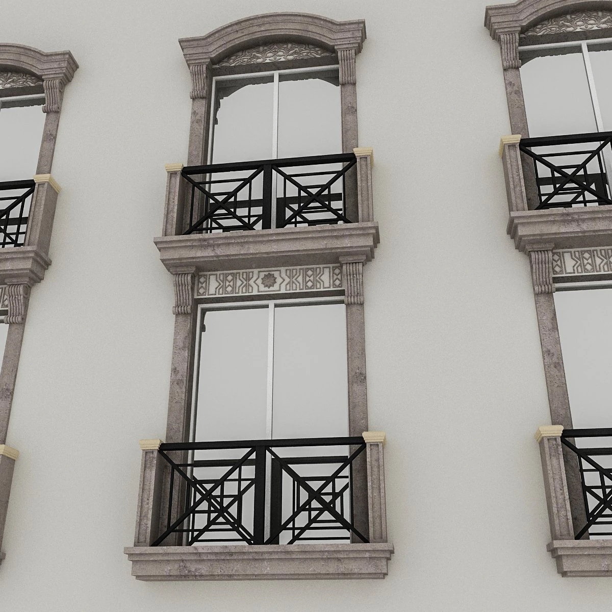 window frame 04 3D Model .c4d .max .obj .3ds .fbx .stl .blend 