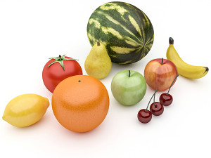 fruits pack 3D Model