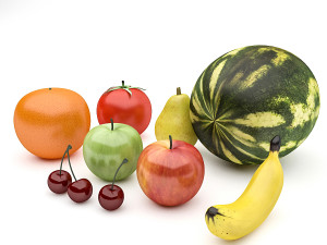 fruits pack 3D 모델