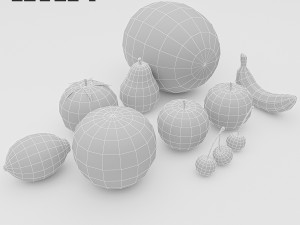 fruits pack 3D 모델