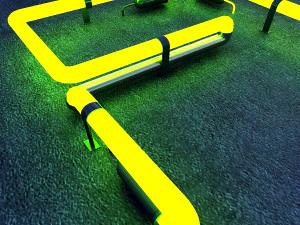 funfair neon sign 3D Model