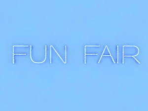 funfair neon sign 3D Model