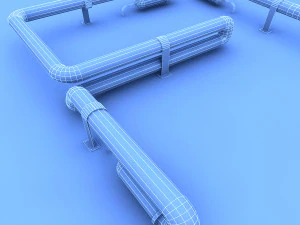 funfair neon sign 3D Model