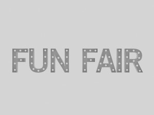 funfair sign with bulb Modelo 3D