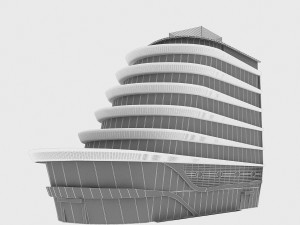 plaza building 3D Model