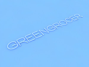 greengrocer neon sign 3D Модель