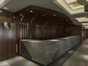 hotel lobby Modelo 3D