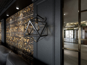 hotel lobby Modelo 3D