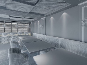 hotel lobby Modelo 3D