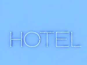 hotel neon sign 3D Model