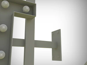 hotel bulb sign 3D Model