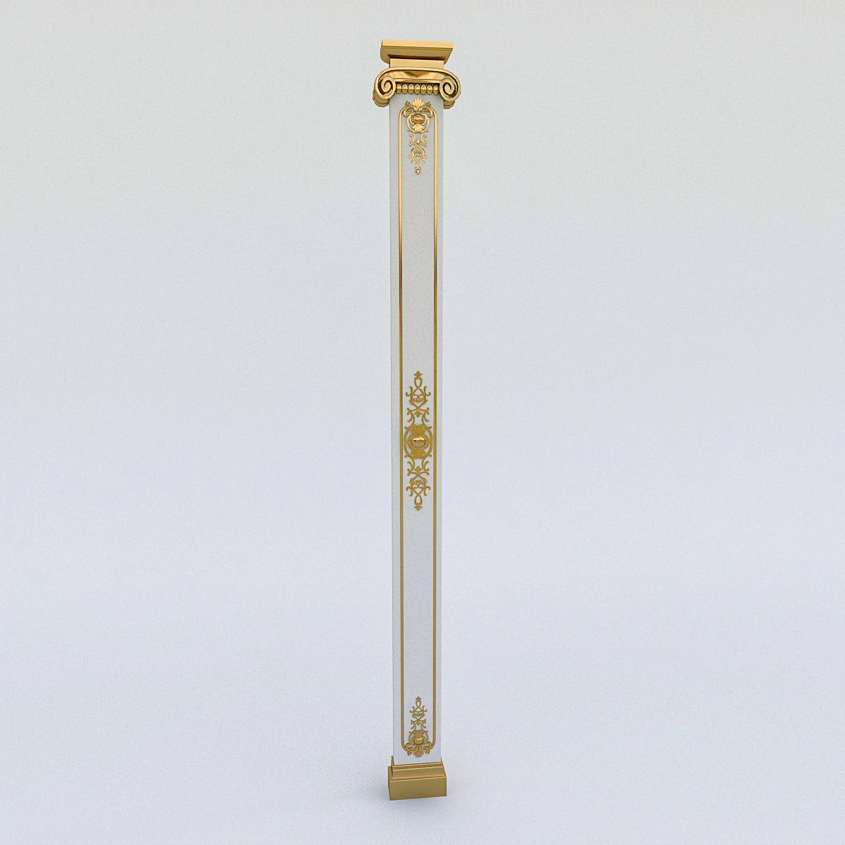 fine classical column 3D Model .c4d .max .obj .3ds .fbx .stl .blend 