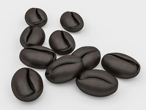 gr&atilde;o de caf&eacute; Modelo 3D