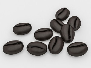 coffee bean Modelo 3D