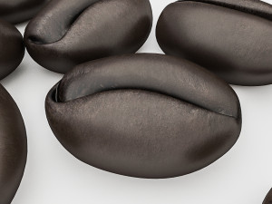 coffee bean Modelo 3D