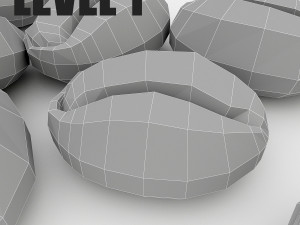 coffee bean Modelo 3D