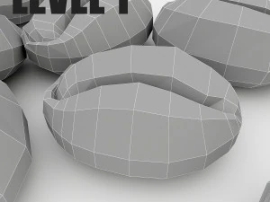 coffee bean 3D Model