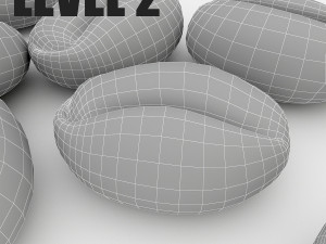 coffee bean Modelo 3D
