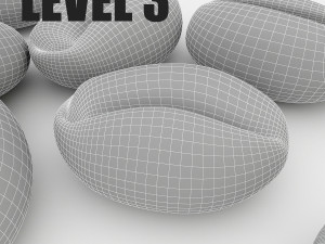 coffee bean Modelo 3D
