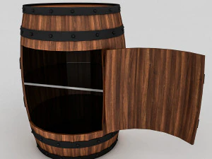 통 캐비닛 3D 모델