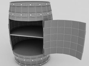 cask cabinet 3D Model